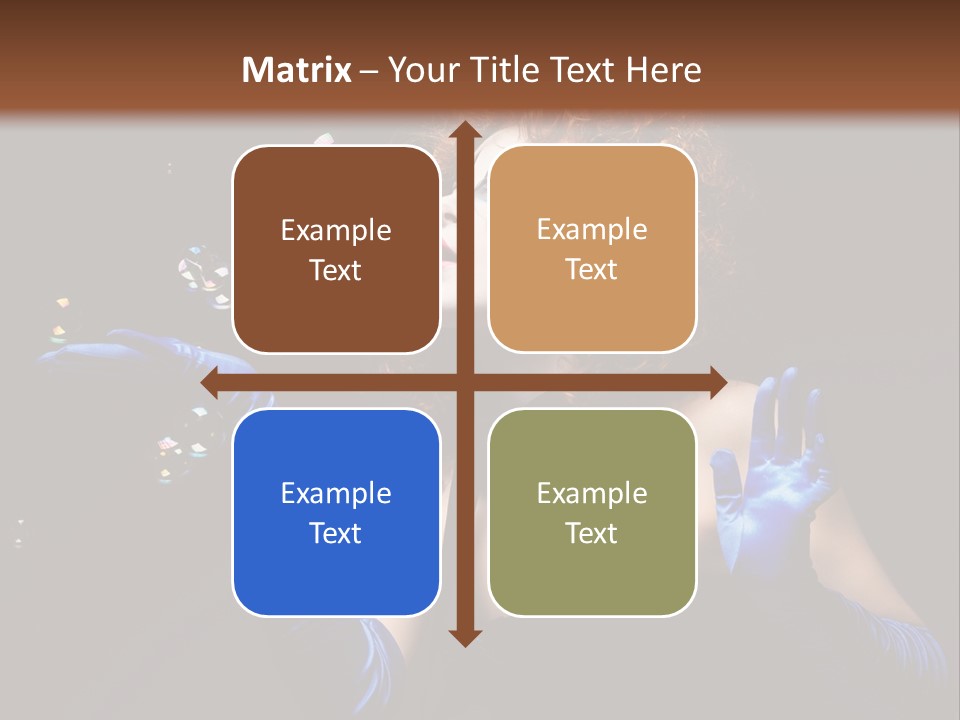Background Person Female PowerPoint Template