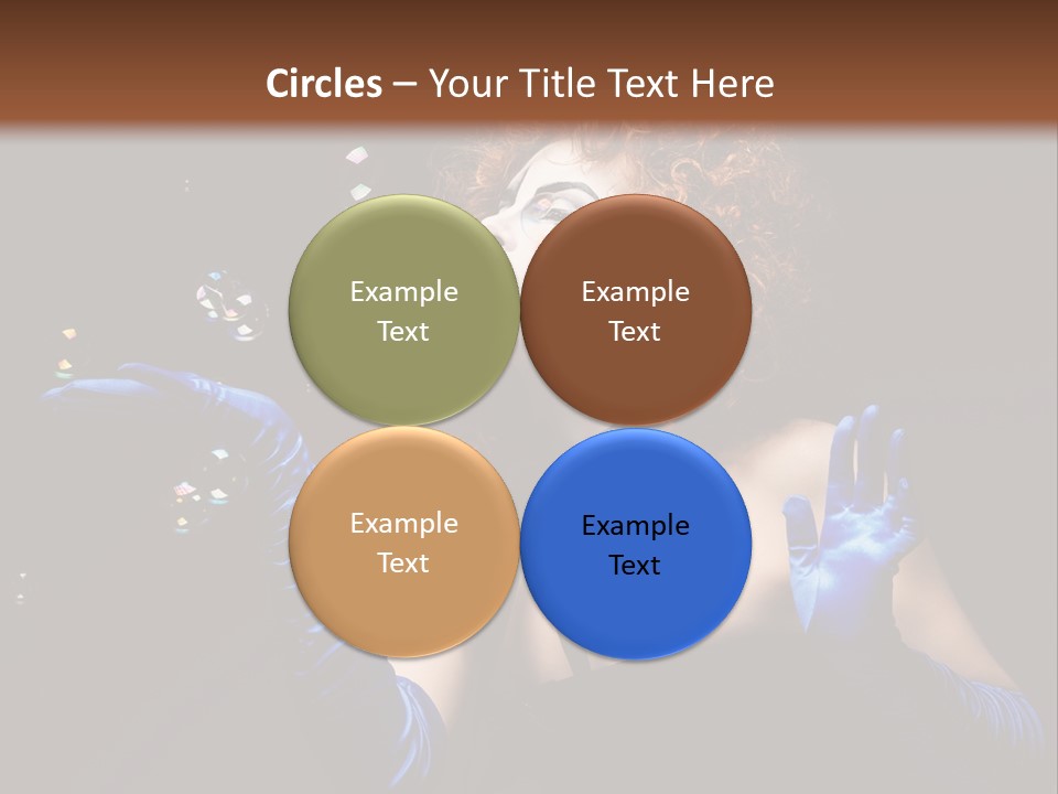 Background Person Female PowerPoint Template