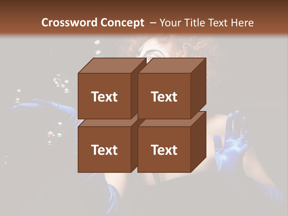 Background Person Female PowerPoint Template