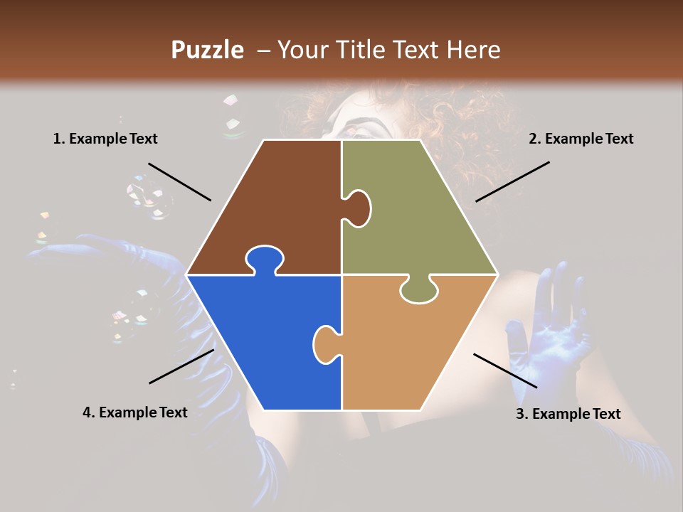 Background Person Female PowerPoint Template