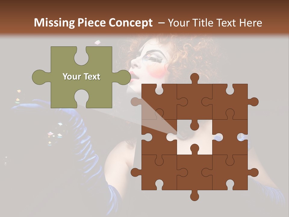 Background Person Female PowerPoint Template