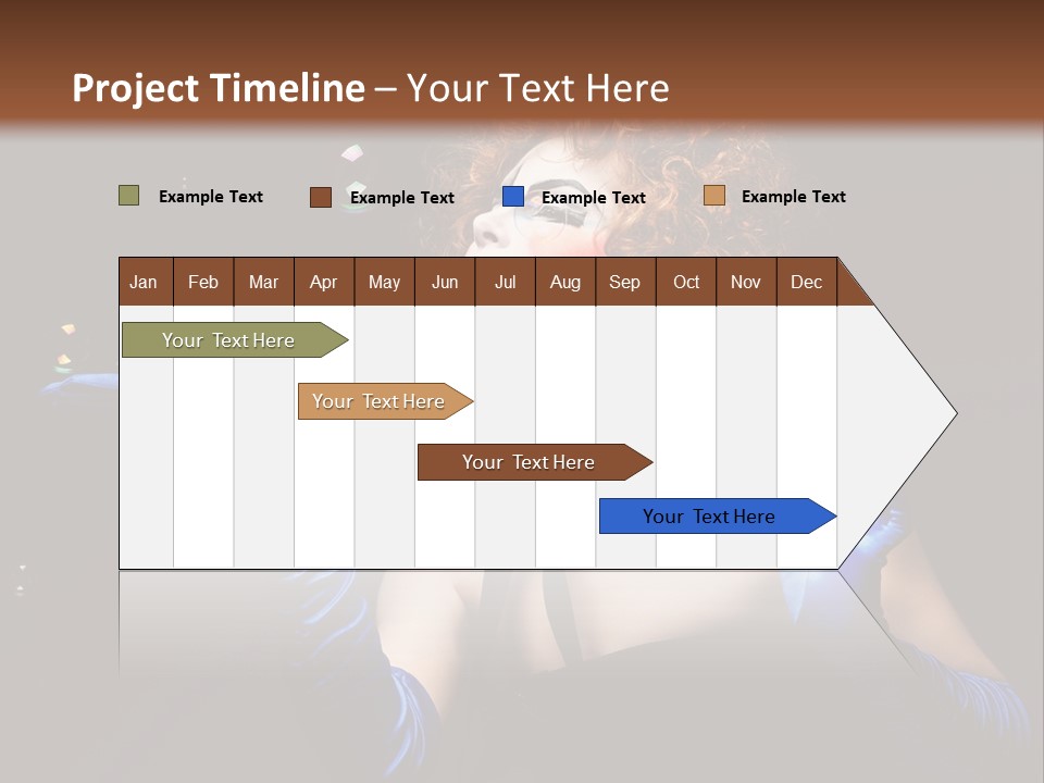 Background Person Female PowerPoint Template