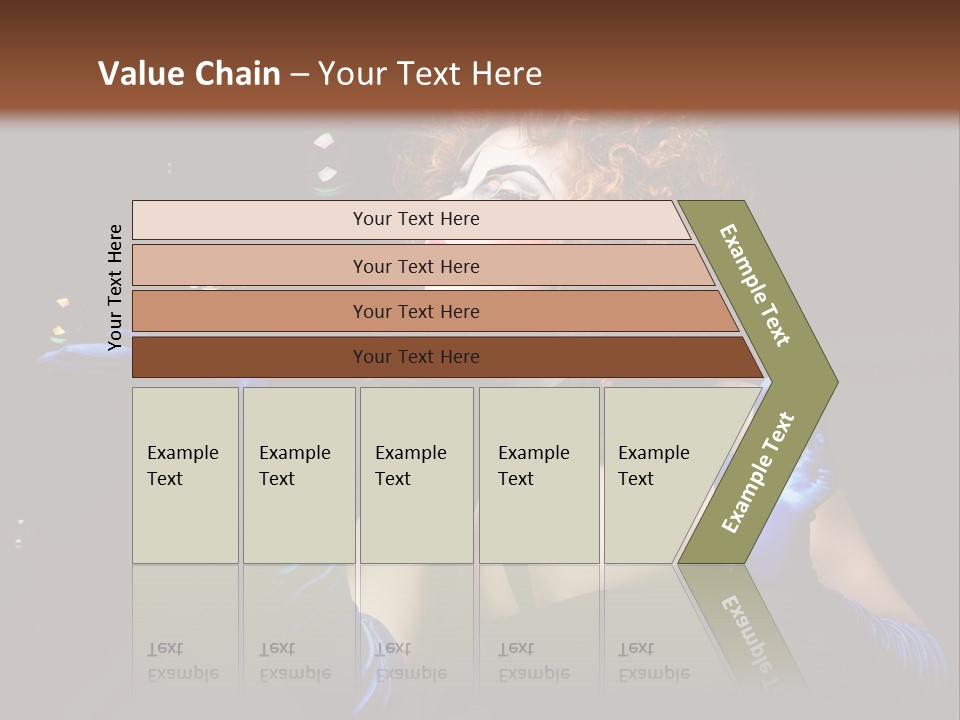 Background Person Female PowerPoint Template