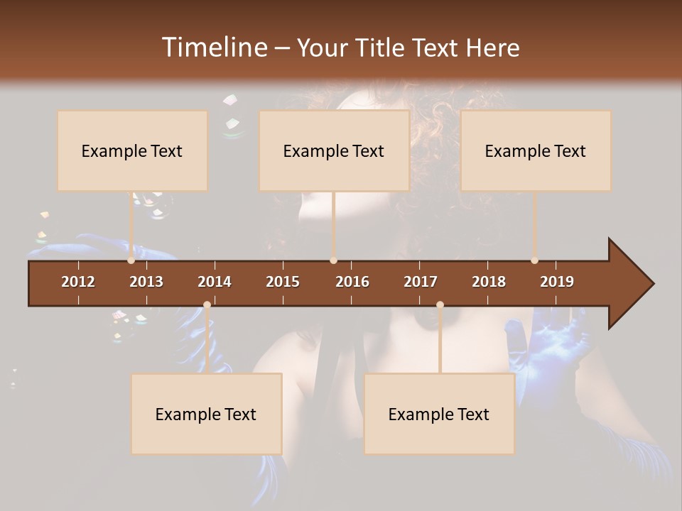 Background Person Female PowerPoint Template
