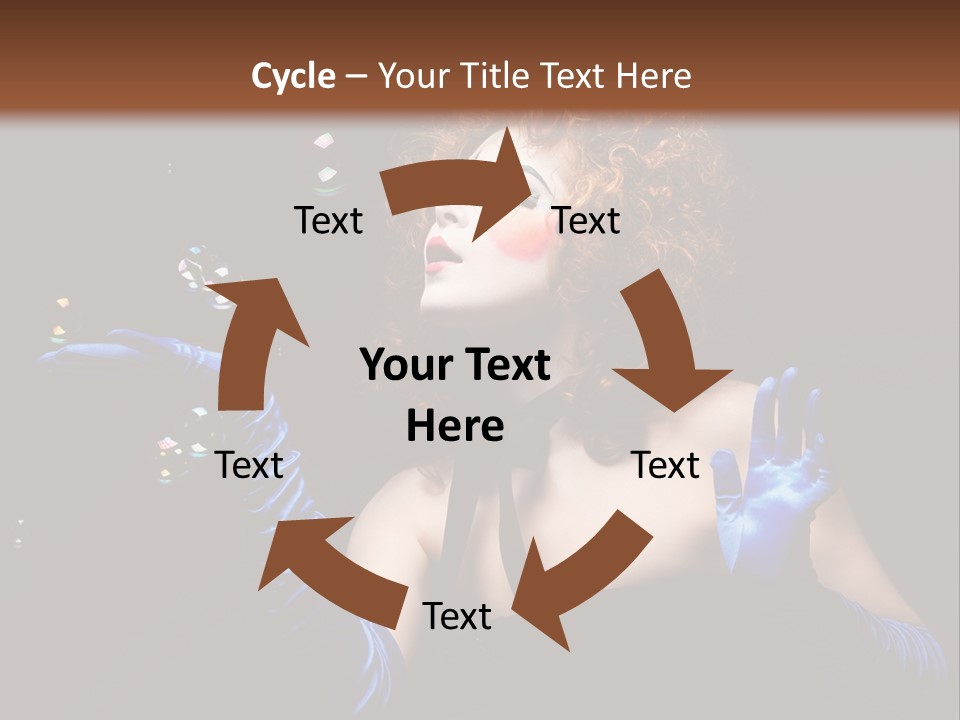 Background Person Female PowerPoint Template