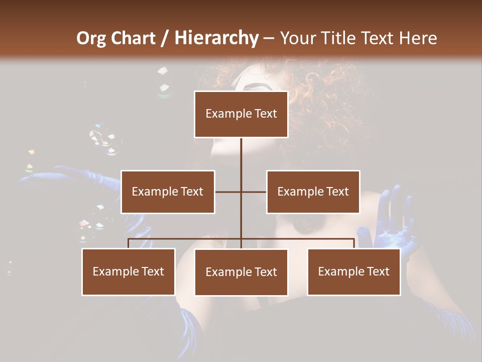 Background Person Female PowerPoint Template