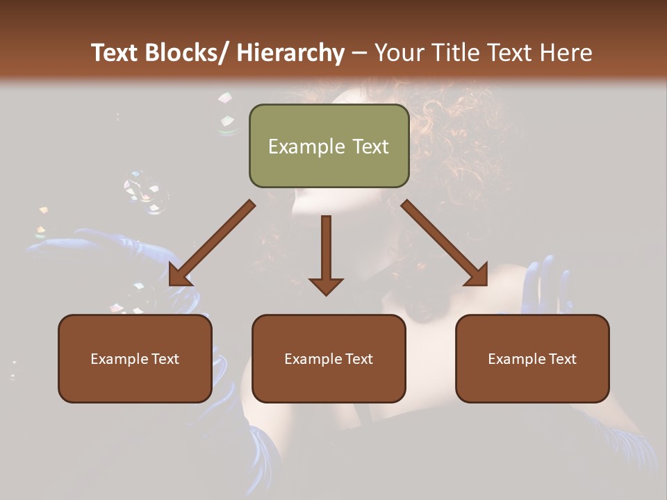 Background Person Female PowerPoint Template