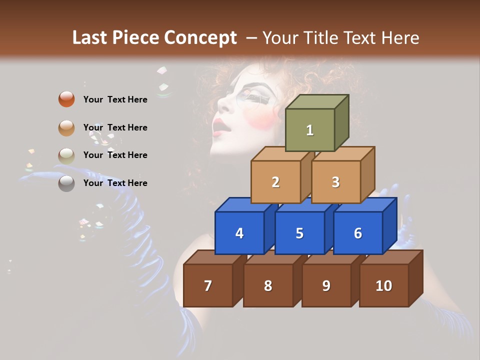 Background Person Female PowerPoint Template