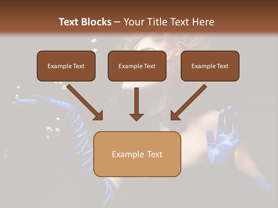 Background Person Female PowerPoint Template