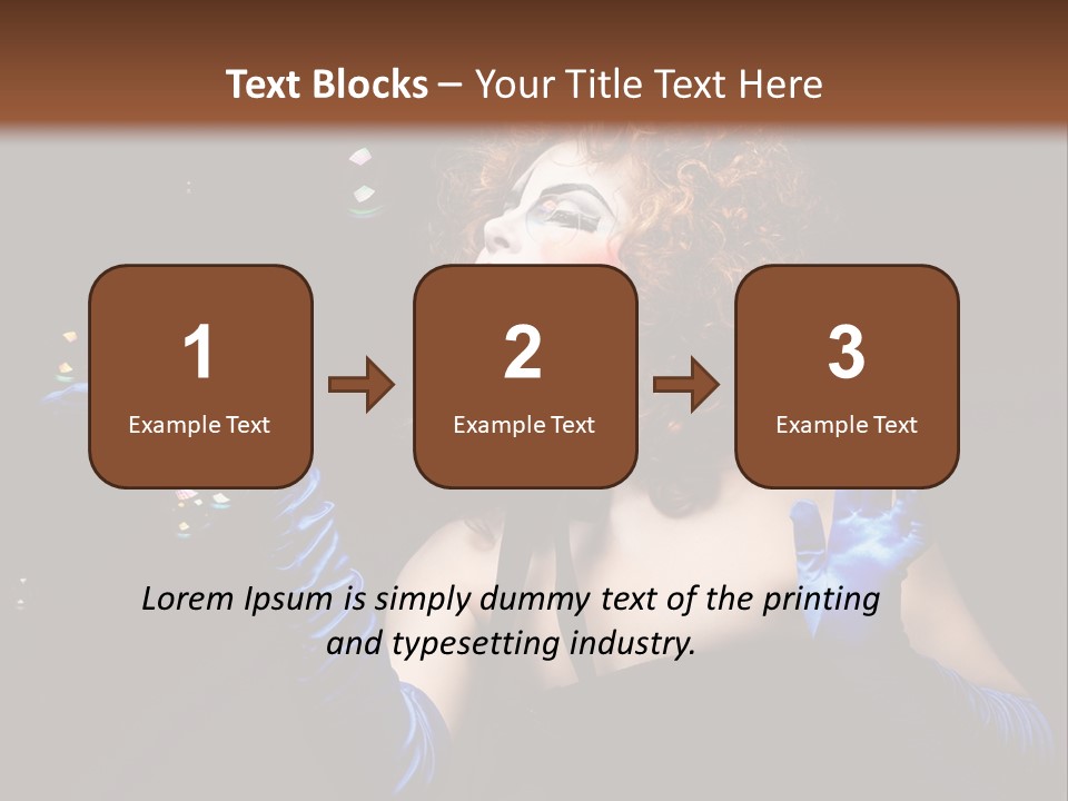 Background Person Female PowerPoint Template