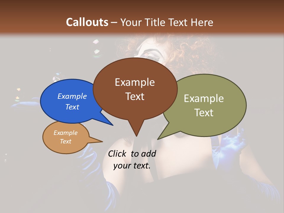 Background Person Female PowerPoint Template