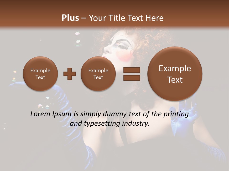 Background Person Female PowerPoint Template