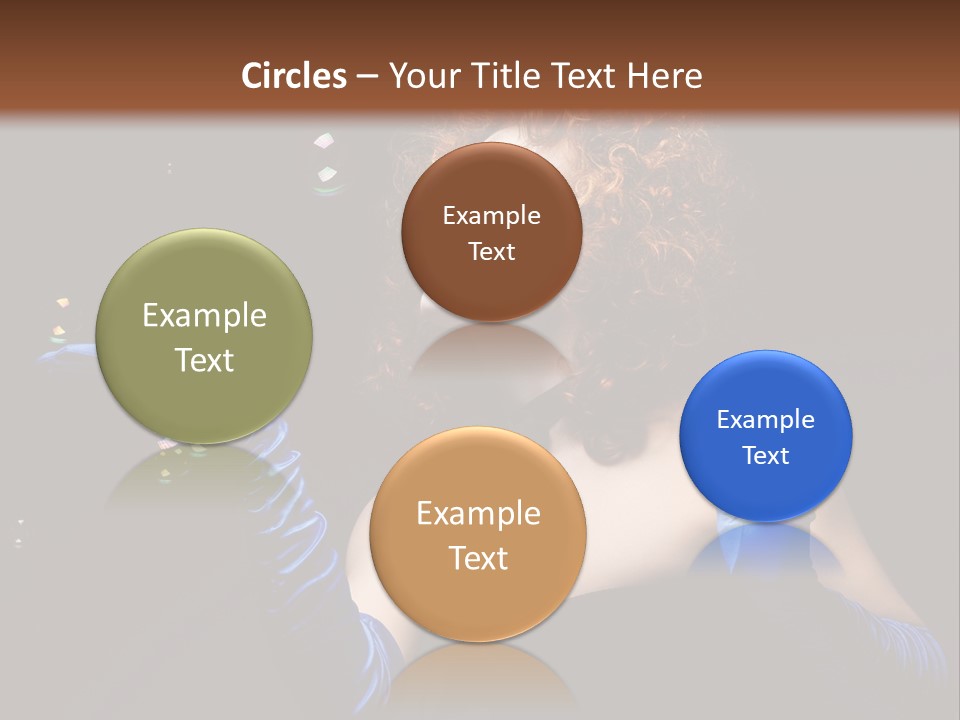 Background Person Female PowerPoint Template