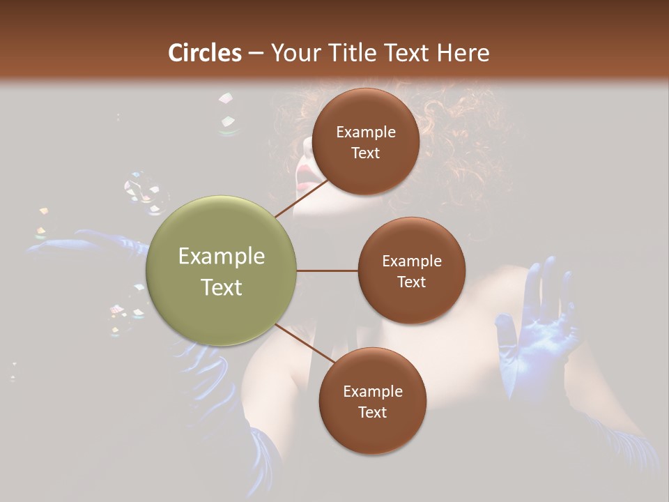 Background Person Female PowerPoint Template