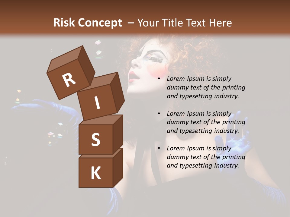 Background Person Female PowerPoint Template