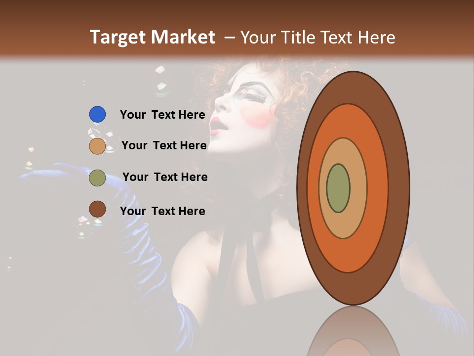 Background Person Female PowerPoint Template