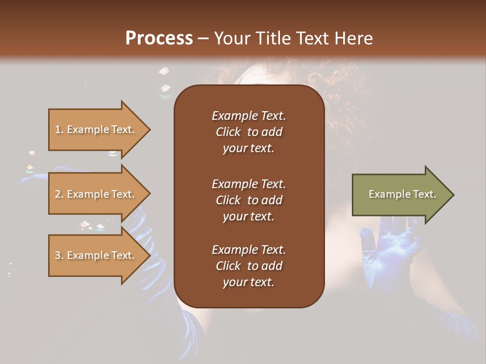 Background Person Female PowerPoint Template