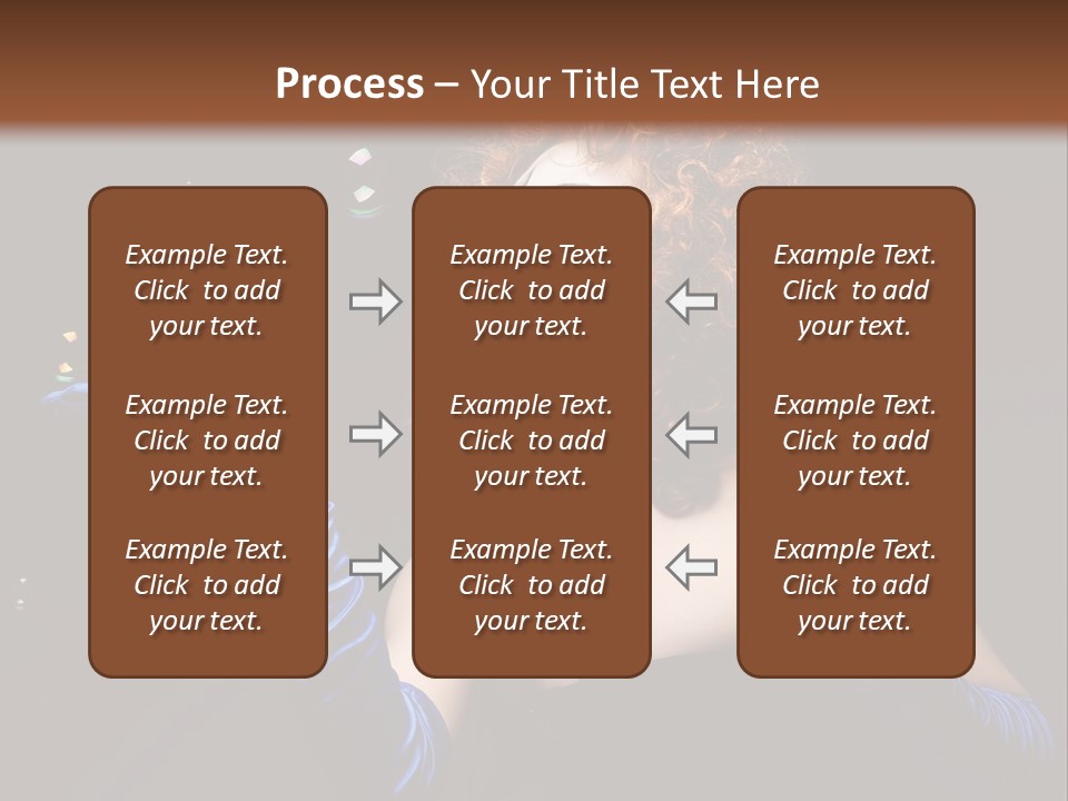 Background Person Female PowerPoint Template