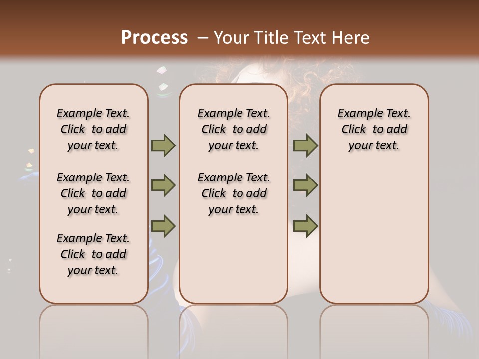Background Person Female PowerPoint Template