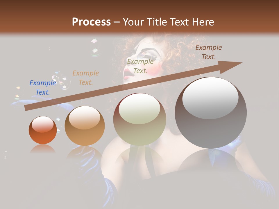 Background Person Female PowerPoint Template