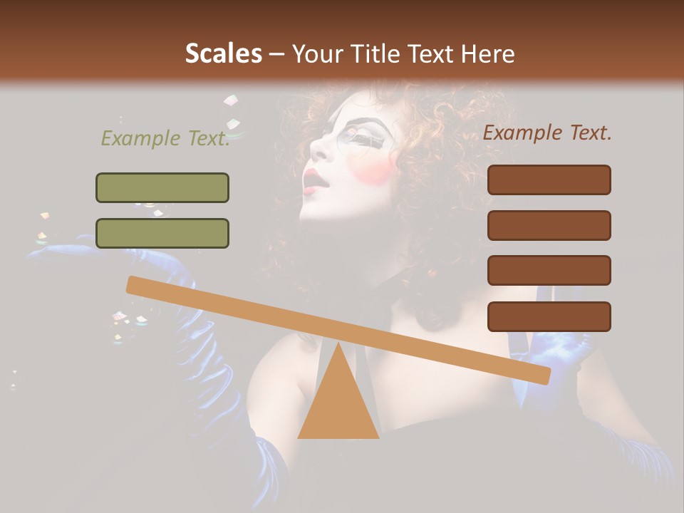 Background Person Female PowerPoint Template