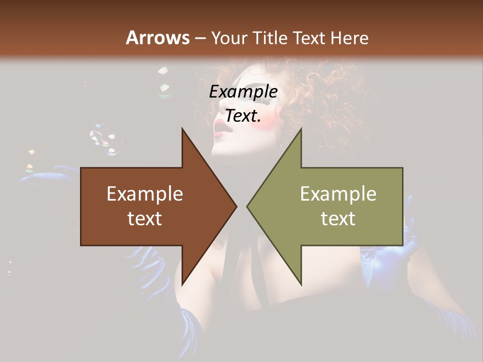 Background Person Female PowerPoint Template