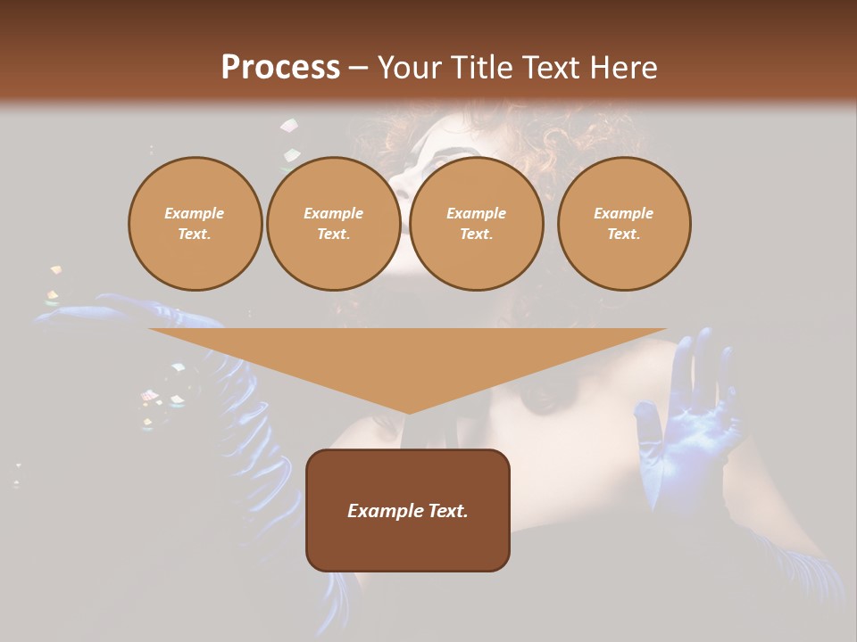 Background Person Female PowerPoint Template