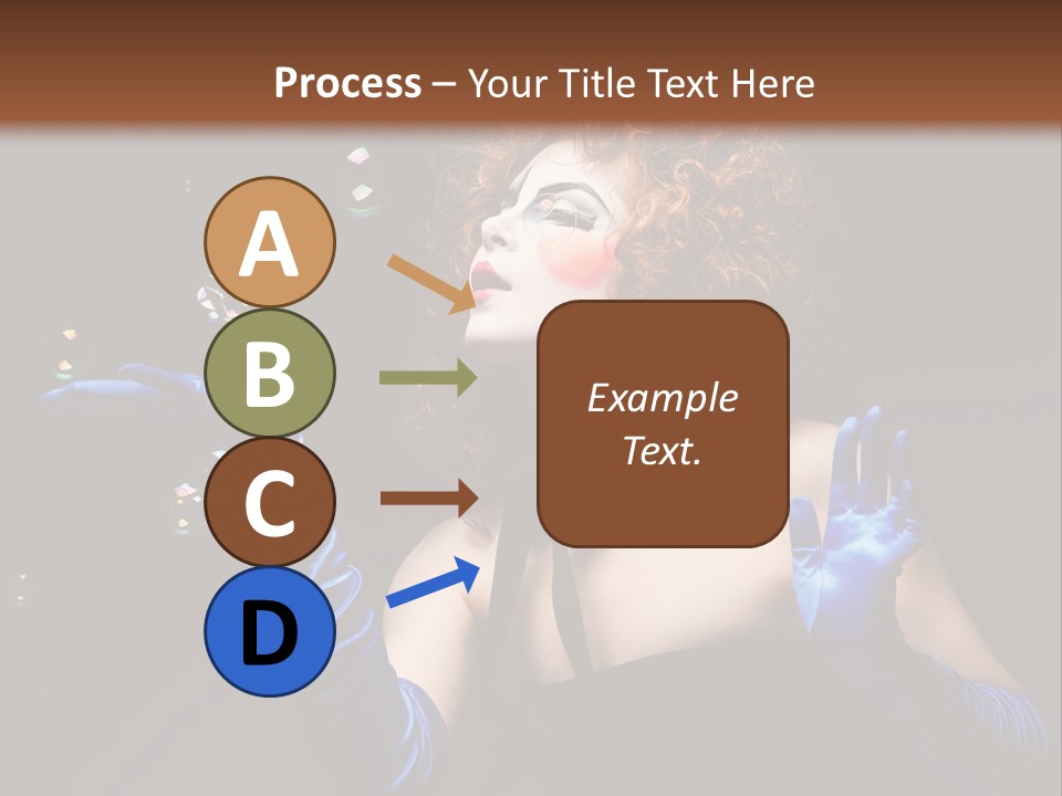 Background Person Female PowerPoint Template