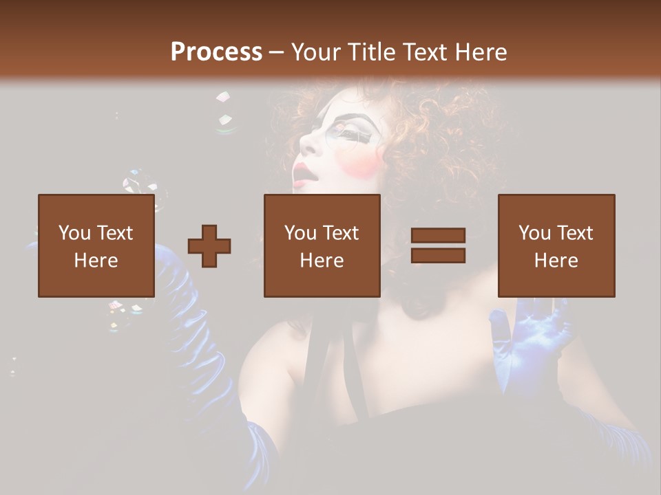 Background Person Female PowerPoint Template