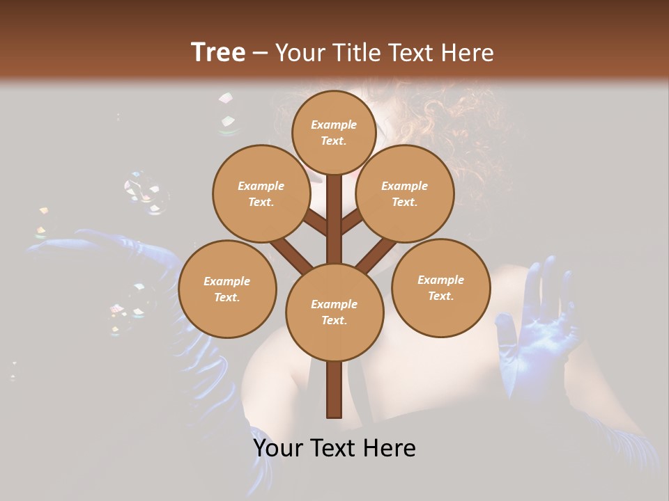 Background Person Female PowerPoint Template