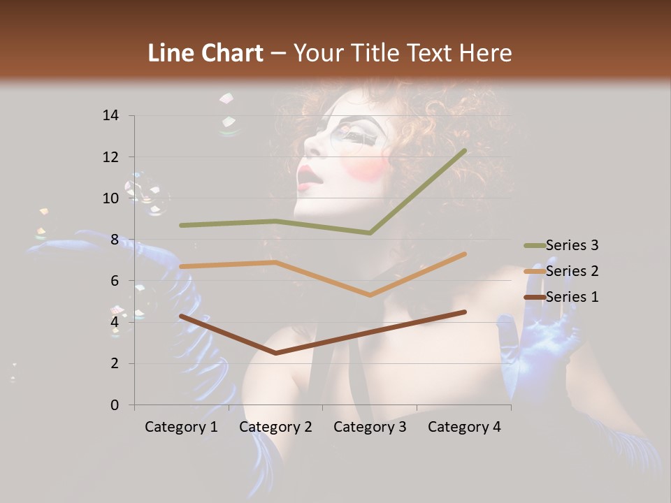 Background Person Female PowerPoint Template