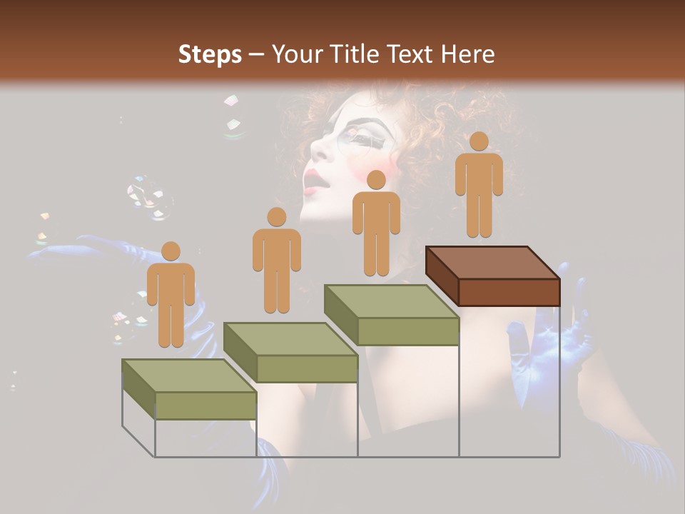 Background Person Female PowerPoint Template
