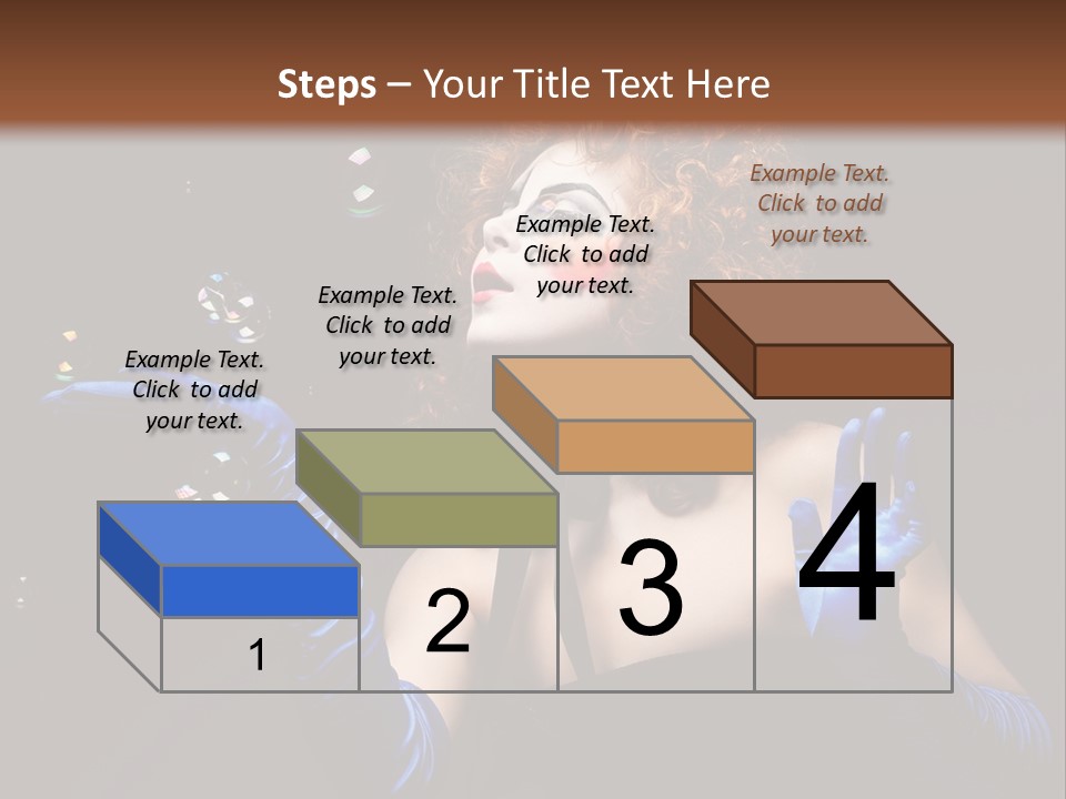 Background Person Female PowerPoint Template