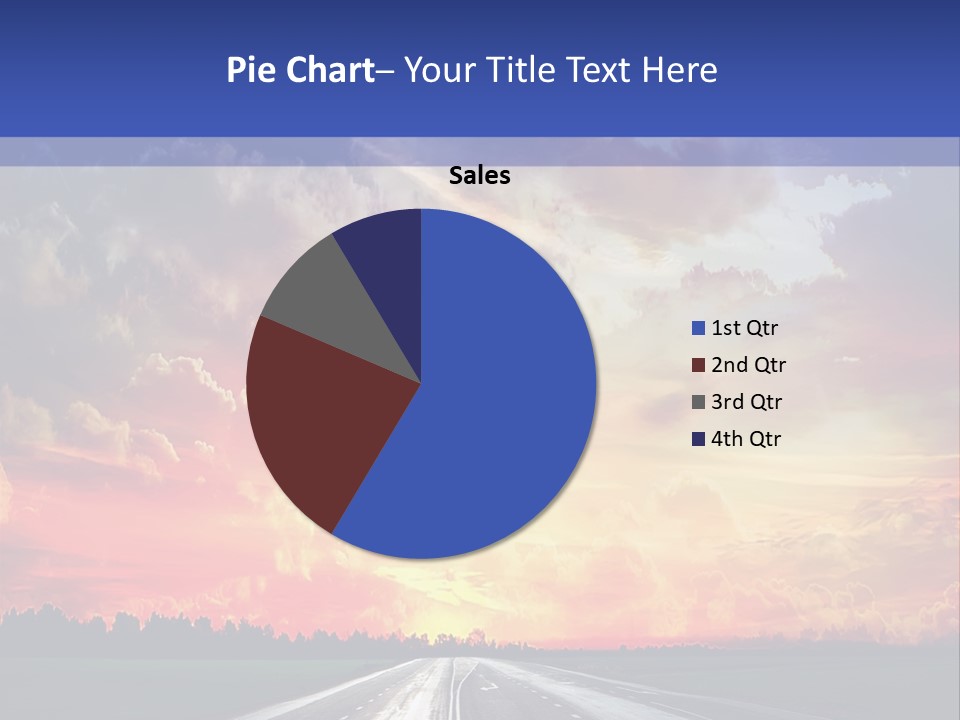 Asphalt Angle Nobody PowerPoint Template