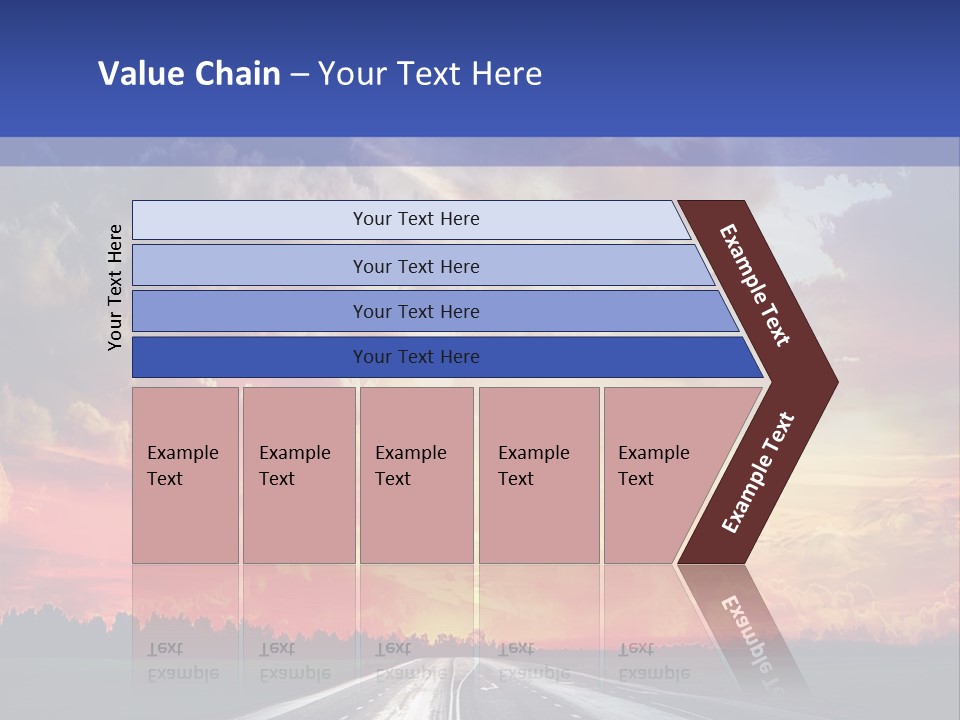 Asphalt Angle Nobody PowerPoint Template