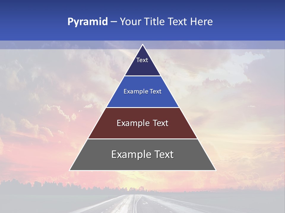 Asphalt Angle Nobody PowerPoint Template