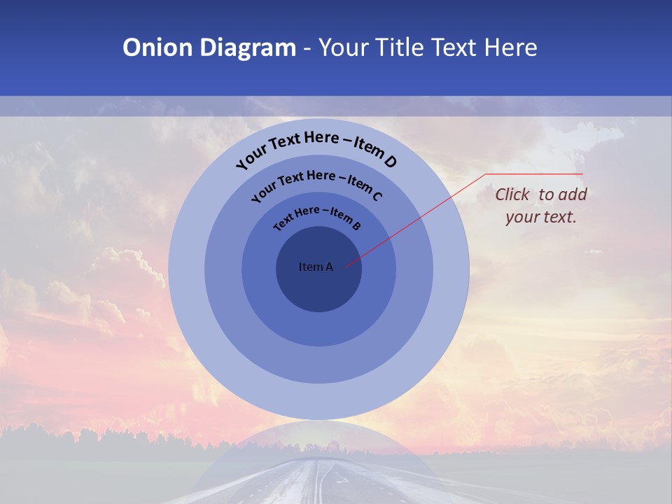 Asphalt Angle Nobody PowerPoint Template