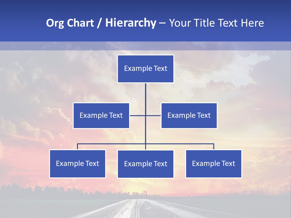 Asphalt Angle Nobody PowerPoint Template
