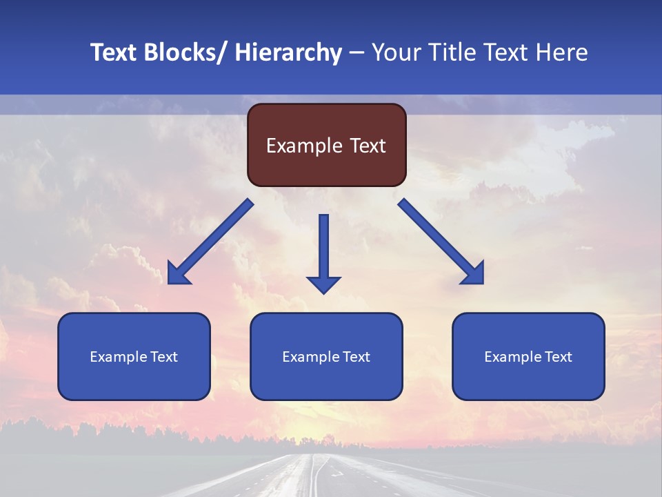 Asphalt Angle Nobody PowerPoint Template