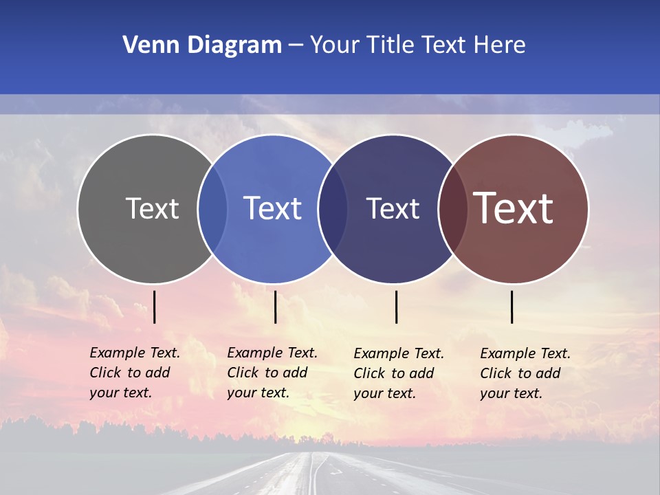 Asphalt Angle Nobody PowerPoint Template