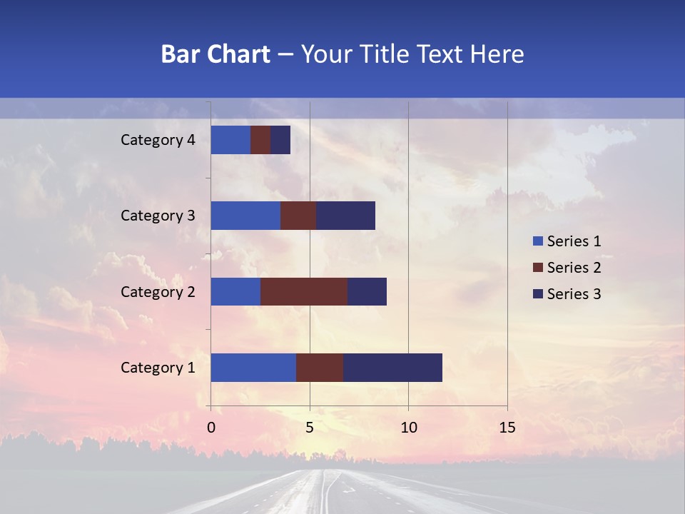 Asphalt Angle Nobody PowerPoint Template
