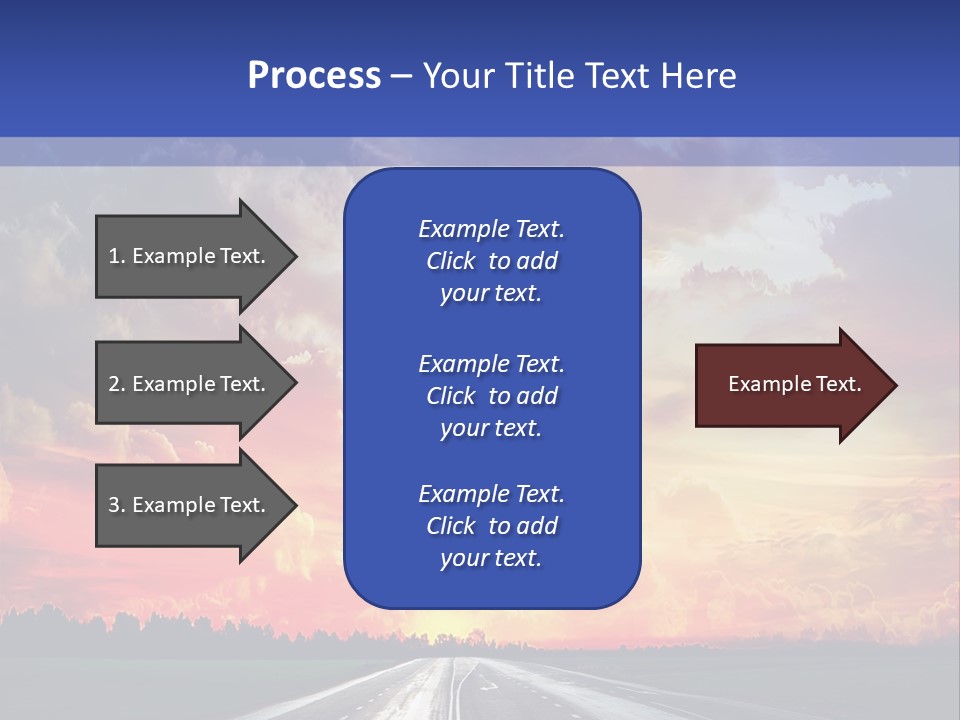Asphalt Angle Nobody PowerPoint Template
