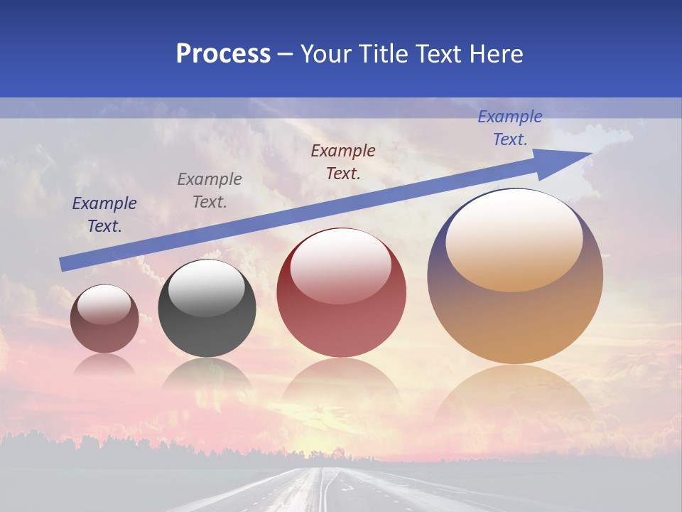 Asphalt Angle Nobody PowerPoint Template