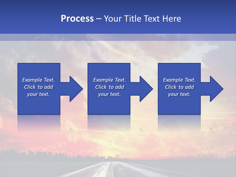 Asphalt Angle Nobody PowerPoint Template