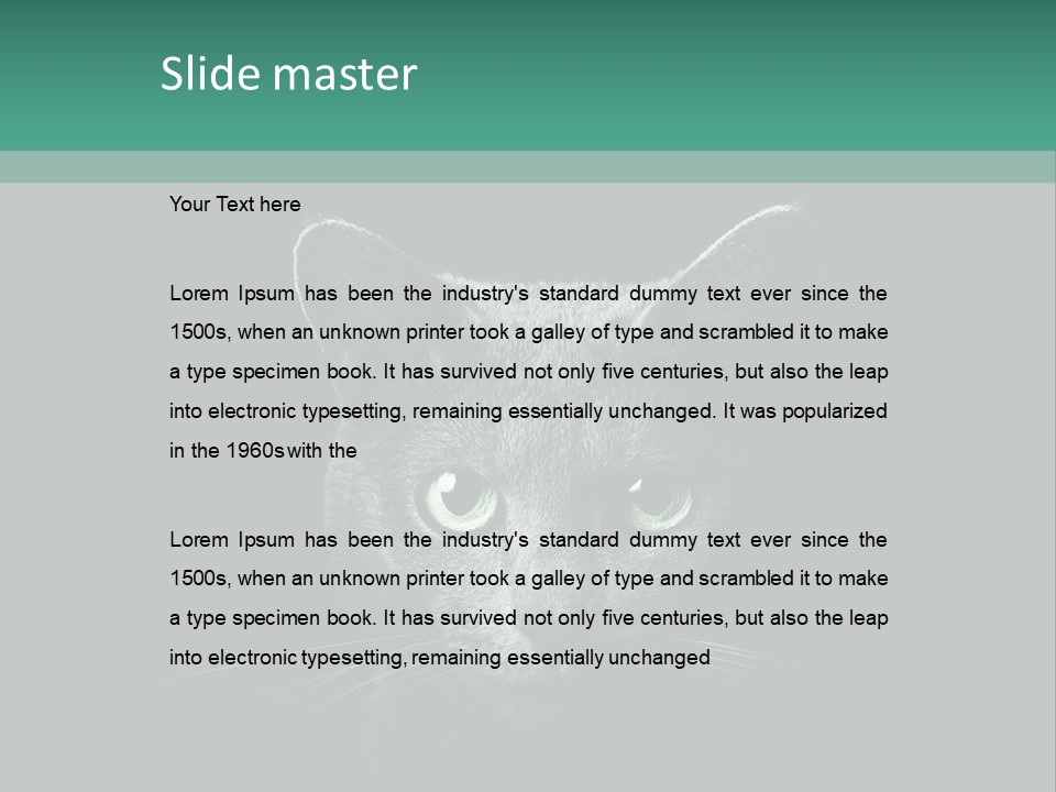 Background Adorable Face PowerPoint Template