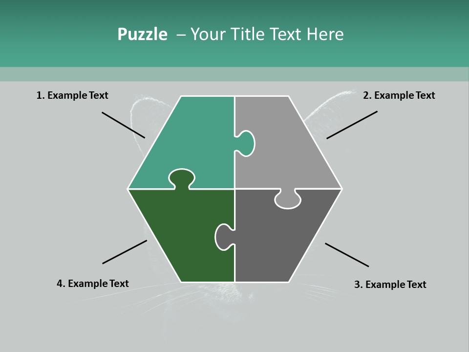 Background Adorable Face PowerPoint Template