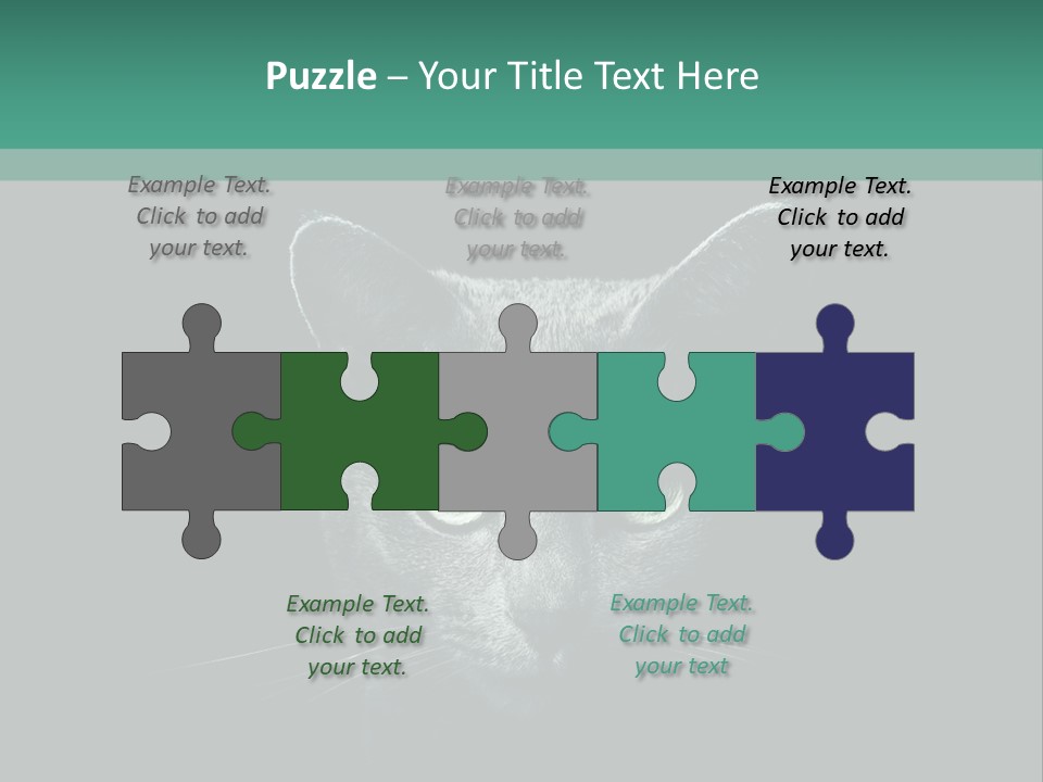 Background Adorable Face PowerPoint Template