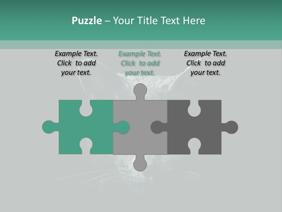 Background Adorable Face PowerPoint Template