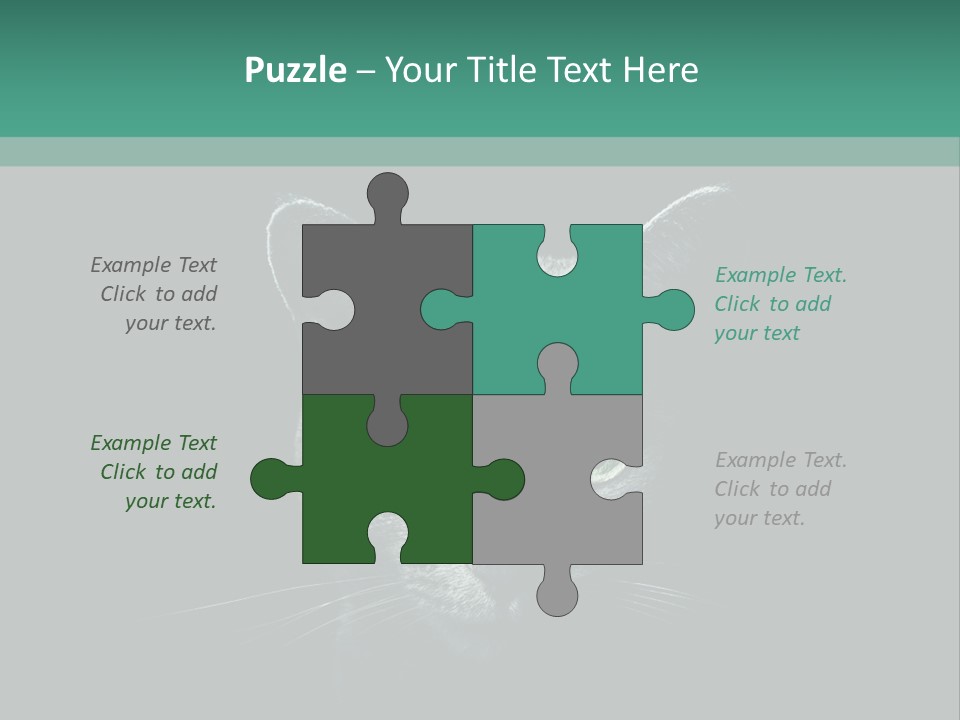 Background Adorable Face PowerPoint Template