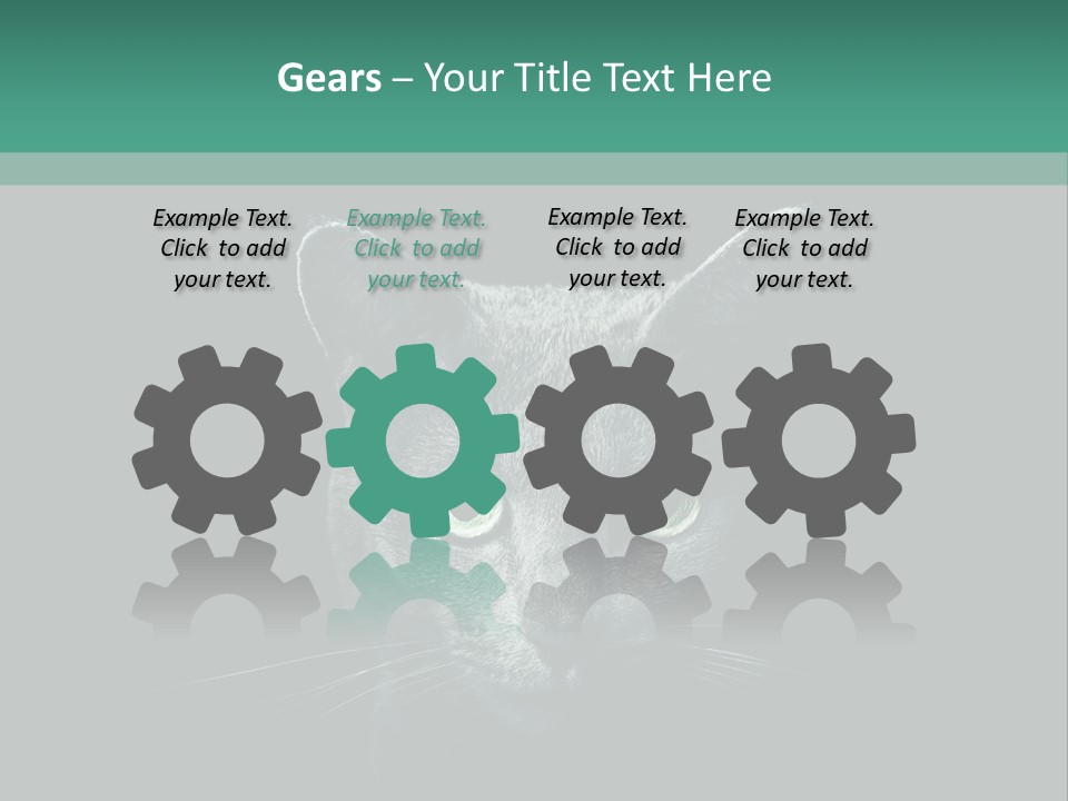 Background Adorable Face PowerPoint Template